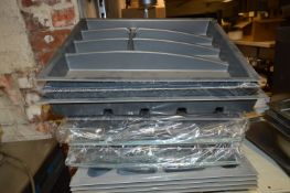 Twelve Plastic Cutlery Trays