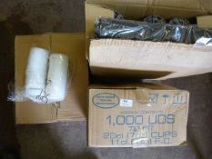 Three Boxes of Plastic Cup Lids