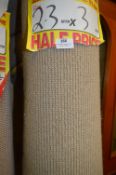Roll of Carpet 2.3x3m
