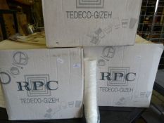 Three Boxes of White Plastic Cup Inserts (Approx 9