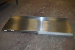 Stainless Steel Shelf with Note Nipper 95x30