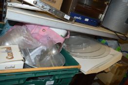 Quantity of Plastic Knives, Bowls, etc.