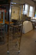 Tray Rack on Wheels