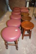 Eleven Assorted Bar Stools