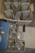 Two Boxes of 23 Wine Glasses