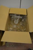Two Boxes of Mixed Branded and Unbranded Pint Glasses