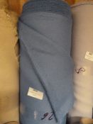 5ft by 26m Roll of Crepe Fabric (Blue)