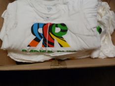 Box Containing 50 Radical Run Printed T-Shirts (Va