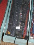 Approximately 100 Pure Silk Ties