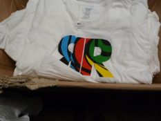 Box Containing 50 Radical Run Printed T-Shirts (Va