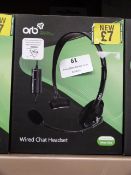 Five Orb 020926 Wired Chat Headsets (Xbox One Comp
