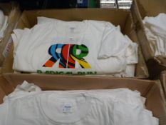 Box Containing 50 Radical Run Printed T-Shirts (Va