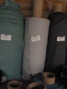 5ft by 14m Roll of Crepe Fabric (Pale Grey )