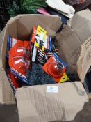 Box Containing Eighteen Dashboard Dusters and Dust