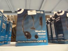 Four Orb Wired Chat Headsets (PS4 Compatible)