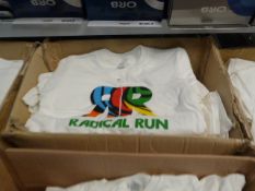 Box Containing 50 Radical Run Printed T-Shirts (Va