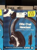 Five Orb Elite Chat Headsets (PS4 Compatible)