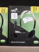 Five Orb 020926 Wired Chat Headsets (Xbox One Comp