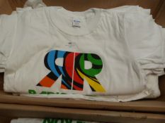 Box Containing 50 Radical Run Printed T-Shirts (Va