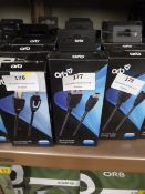 Five Orb 3M Charge Cables (PS4 Compatible)