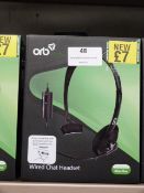 Five Orb 020926 Wired Chat Headsets (Xbox One Comp