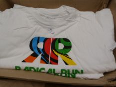 Box Containing 50 Radical Run Printed T-Shirts (Va