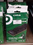 Four Orb Controller Charge Docks and Battery Packs