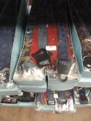 Approximately 100 Pure Silk Ties