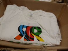 Box Containing 50 Radical Run Printed T-Shirts (Va