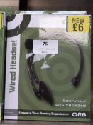 Five Orb Wired Headsets (Xbox 360 Compatible)