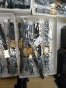 Box of Ten Gold Effect Ladies Fashion Wristwatches