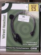 Five Orb Wired Headsets (Xbox 360 Compatible)