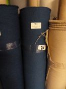 4ft by 12m Roll of Crepe Fabric (Blue)