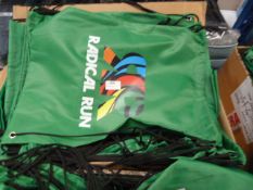 Box Containing 50 Radical Run Sports Bags