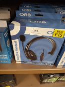 Five Orb Elite Chat Headsets (PS3 and PC Compatibl