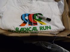 Box Containing 50 Radical Run Printed T-Shirts (Va