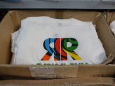 Box Containing 50 Radical Run Printed T-Shirts (Va