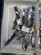 Box of Ten Gold Effect Ladies Fashion Wristwatches