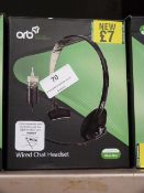 Five Orb 020926 Wired Chat Headsets (Xbox One Comp
