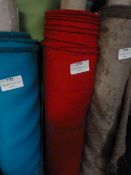 4ft by 10m Roll Crepe Fabric (Red)