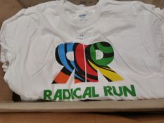 Box Containing 50 Radical Run Printed T-Shirts (Va