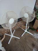 Two Pedestal Fans