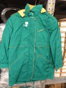 Five River Edge Ladies Jackets (Green with Gold Tr