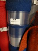 4ft by 10m Roll of Crepe Fabric (Blue)