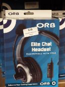 Five Orb Elite Chat Headsets (PS4 Compatible)