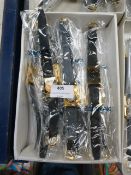 Box of Ten Gold Effect Ladies Fashion Wristwatches