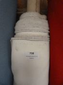 5ft by 10m Roll of Crepe Cloth (Ivory)