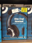 Five Orb Elite Chat Headsets (PS4 Compatible)