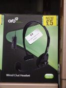 Five Orb 020926 Wired Chat Headsets (Xbox One Comp