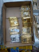 Box of Ten Ladies Yellow Metal Fashion Wristwatche